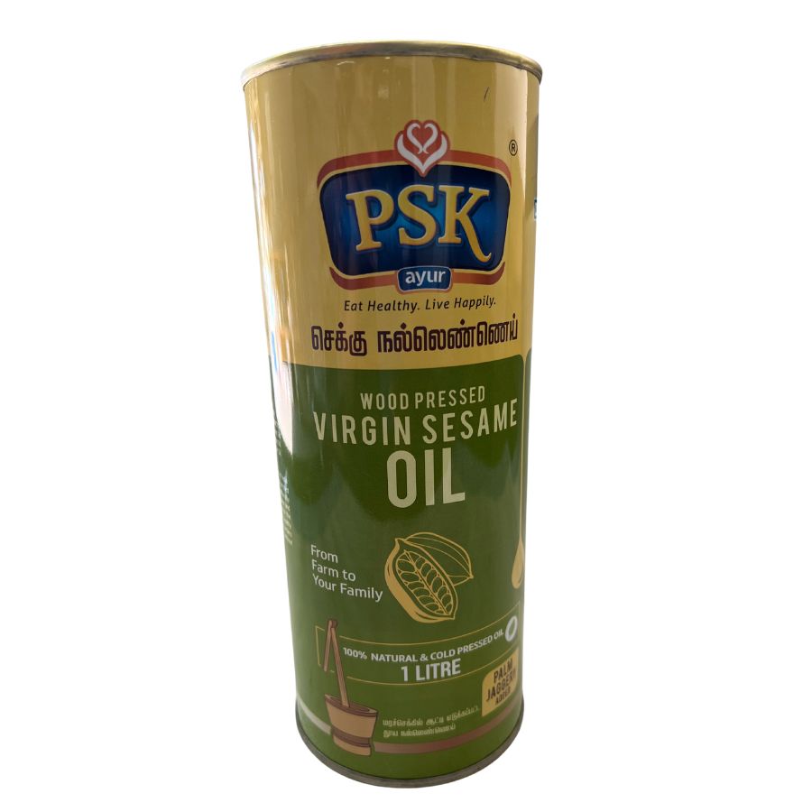 PSK Virgin Sesame Oil 1 Litre (Woodpressed)