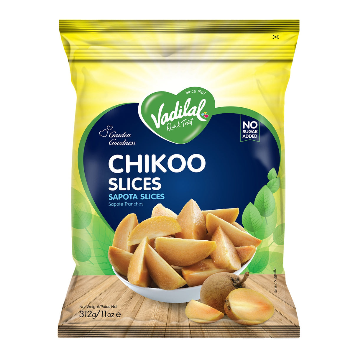 Vadilal Chikoo Slices 312g