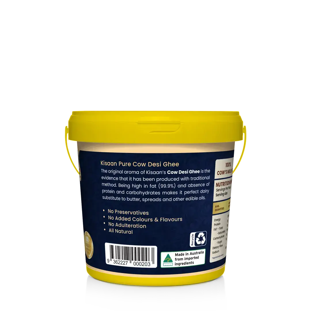 Kisaan 100% Pure Australian Cow Desi Ghee 2L