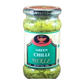 Deep Green Chilli Pickle 283g