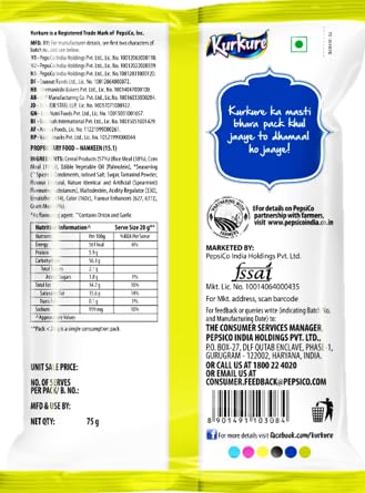 Kurkure Green Chutney Style 68g