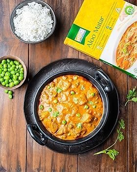 Ashoka Aloo Mutter 280g (Ready To Eat)