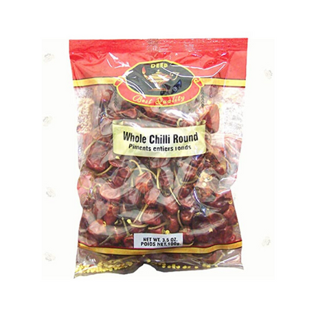 Deep Dry Chilly Whole (Round) 100g