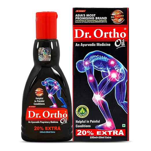 120ml Dr. Ortho Oil An Ayurvedic Medicine Helpful in Painful