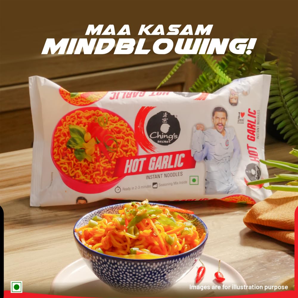 Ching's Hot Garlic Instant Noodles 240g