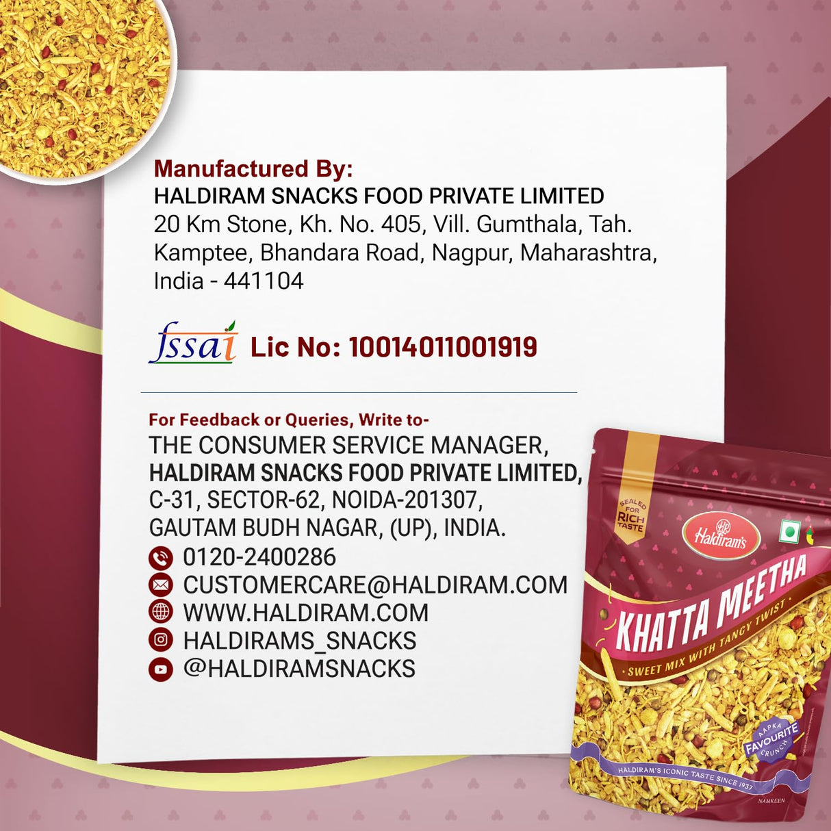 Haldiram's Khatta Meetha 200g