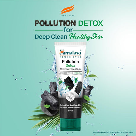 Himalaya Pollution Detox Charcoal Face Wash 100ml