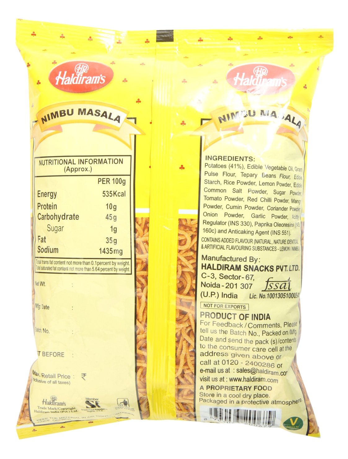Haldiram's Nimbu Masala 200g