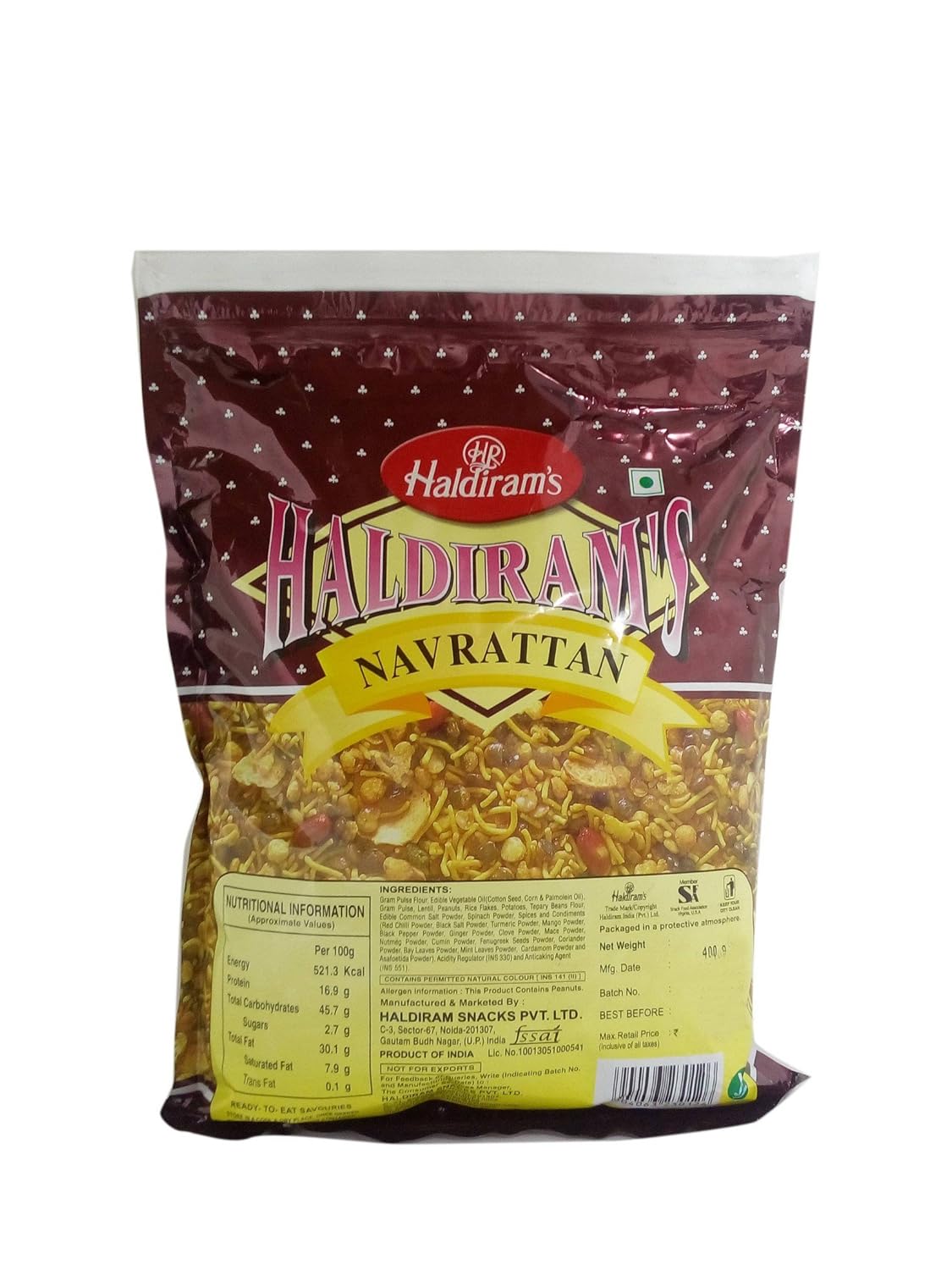 Haldiram's Navrattan 400g