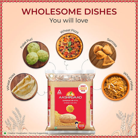 Aashirvaad Whole Wheat Flour Atta 2kg