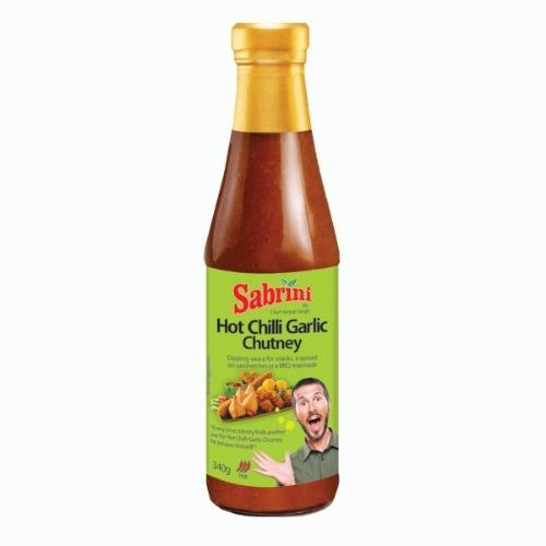Sabrini Hot Chilli Garlic Chutney 340g