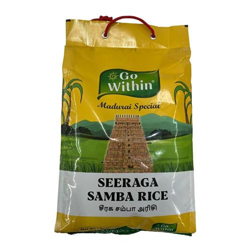 Go Within Seeraga Samba Rice 4.54kg Madurai Special