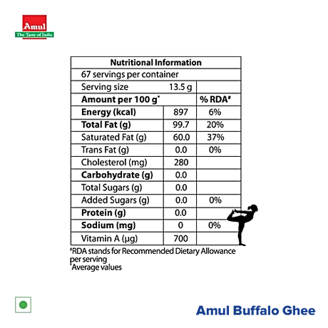Amul Buffalo Desi Ghee 1 Litre