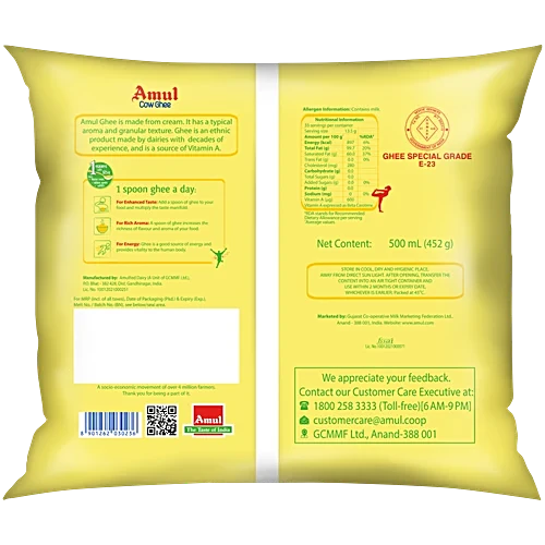 Amul Desi Cow Ghee 500ml