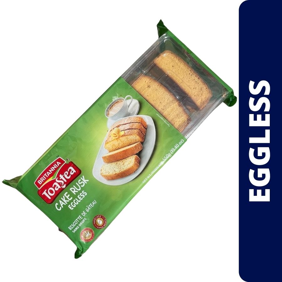 Britannia Eggless Cake Rusk 550g