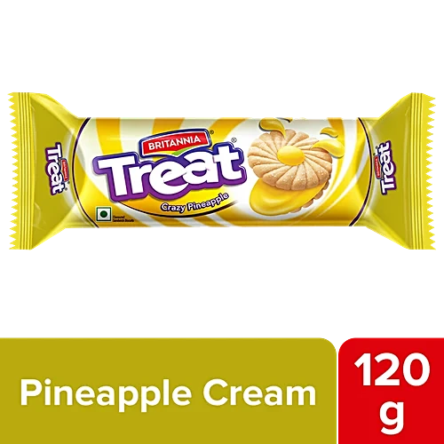 Britannia Pineapple Cream Treat 120g