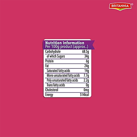 Britannia Treat Buzzy Strawberry Biscuits, 60 g