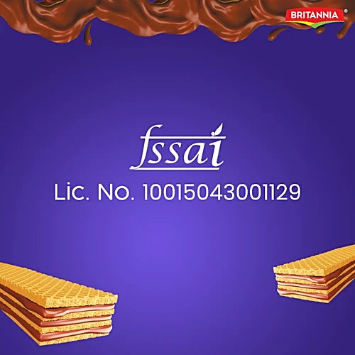 Britannia Treat Creme Wafers Choco 75g