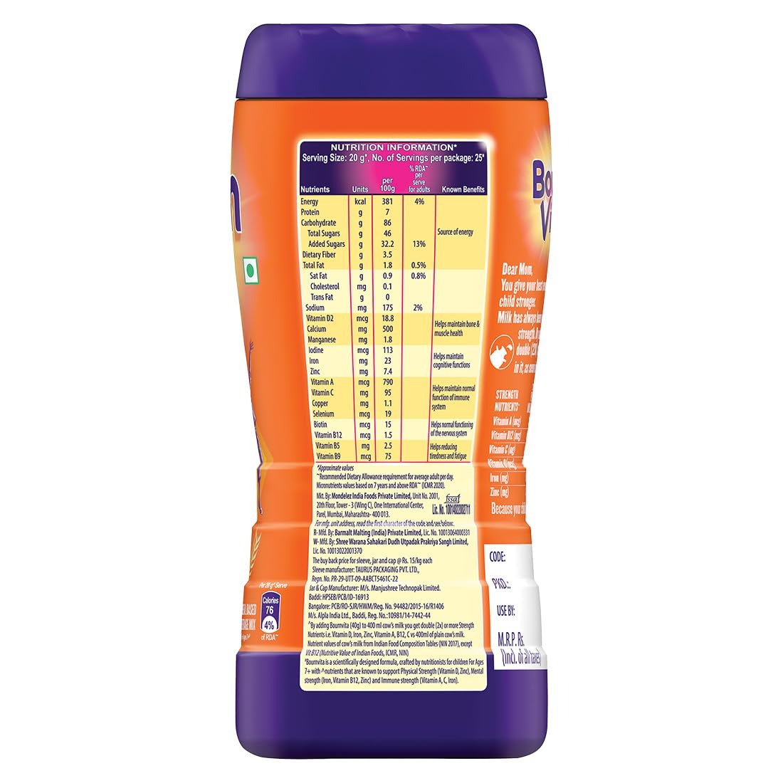 Cadbury Bournvita 500g