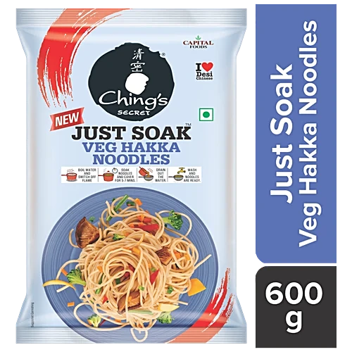 Chings Veg Hakka Noodles 600g (Family Pack)