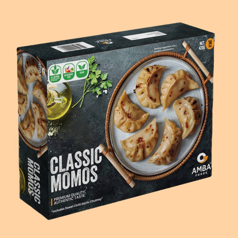 Amba Classic Momo 14 pc - 420 Gms