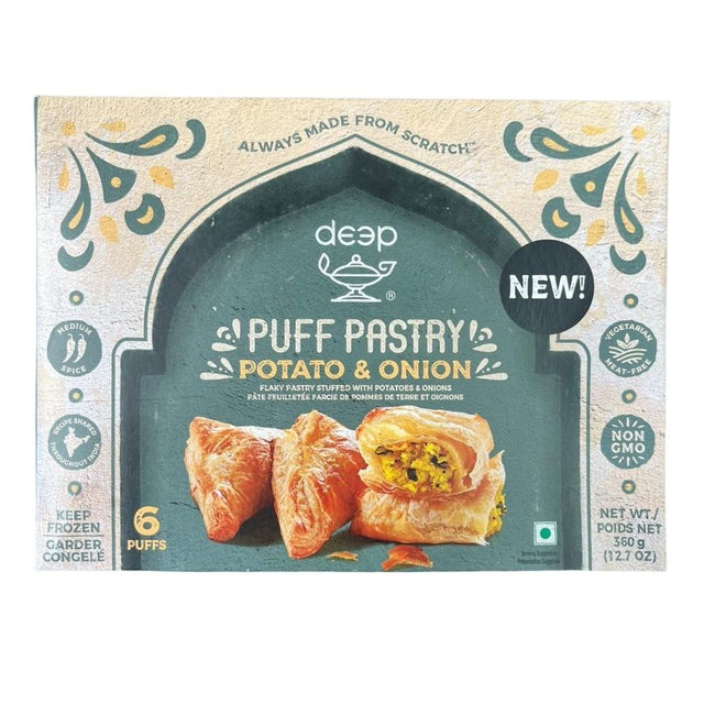 Deep Potato Onion Puff pastry 6pcs