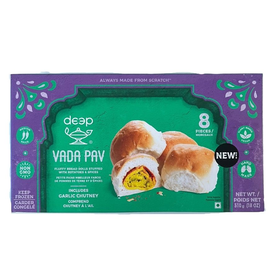 Deep Vada Pav 8pcs (With Chutney)