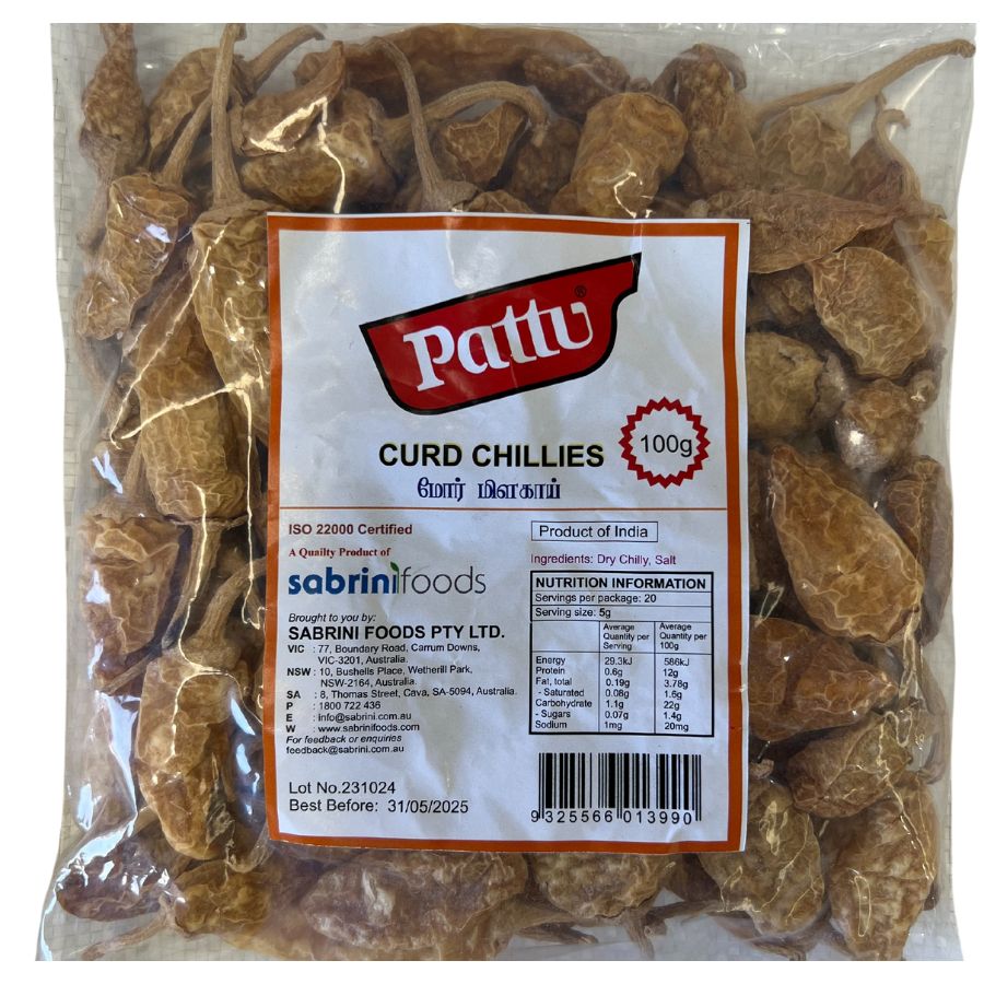 Pattu Dry Chilly Curd 100g