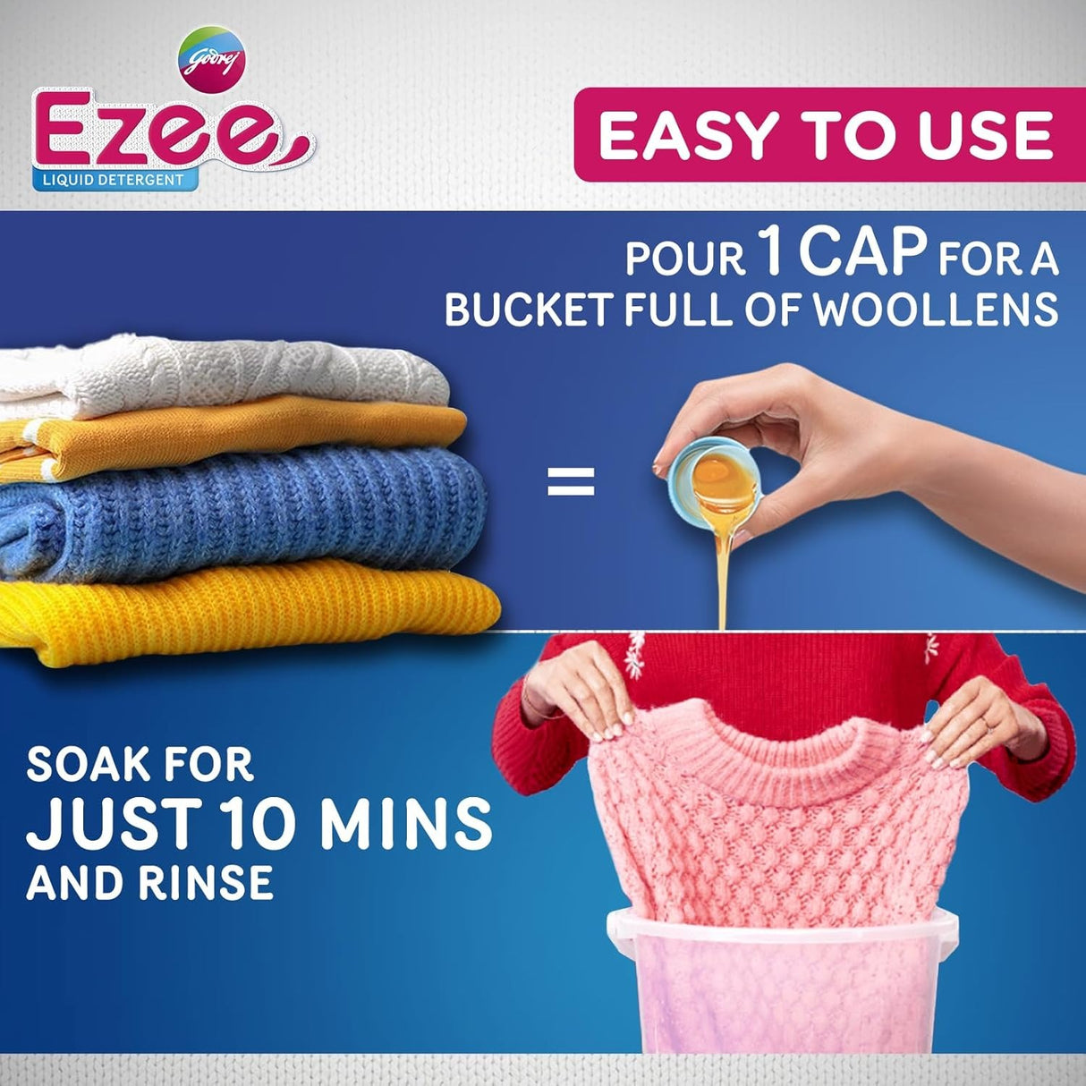Ezee Liquid Detergent 500ml – Godrej