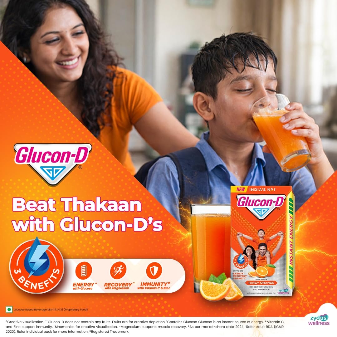 Glucon D Instant energy  (Tangy Orange) 200g