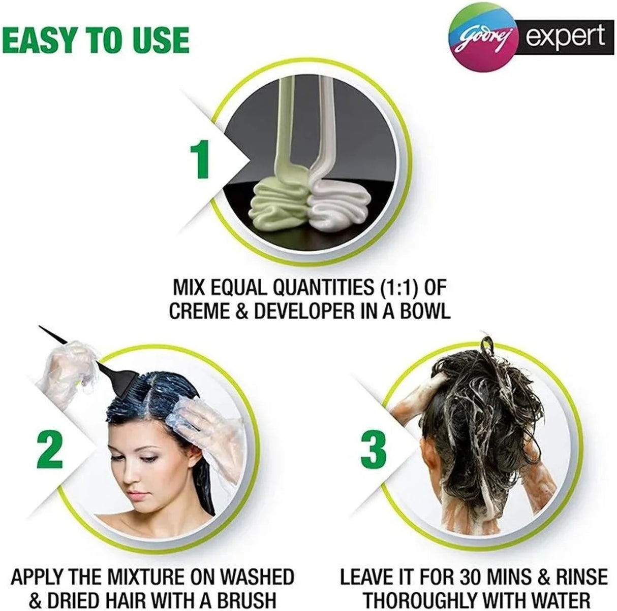 Godrej Hair Colour Cream (Natural Brown) 20ml+20ml
