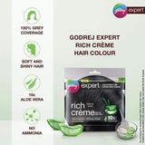 Godrej Hair Colour Creme (Natural Black) 20g+20ml