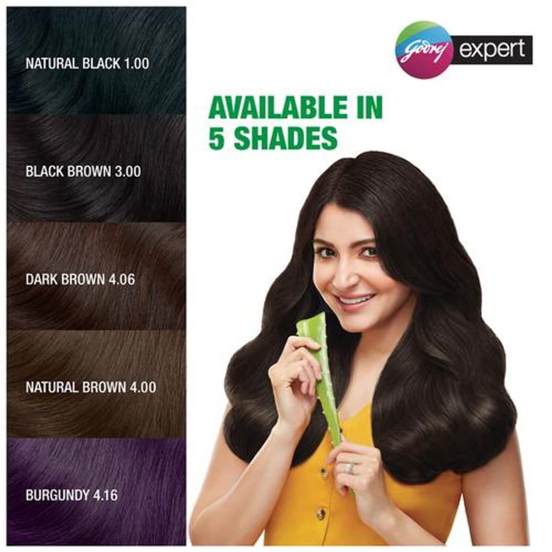 Godrej Hair Colour Creme (Natural Black) 20g+20ml