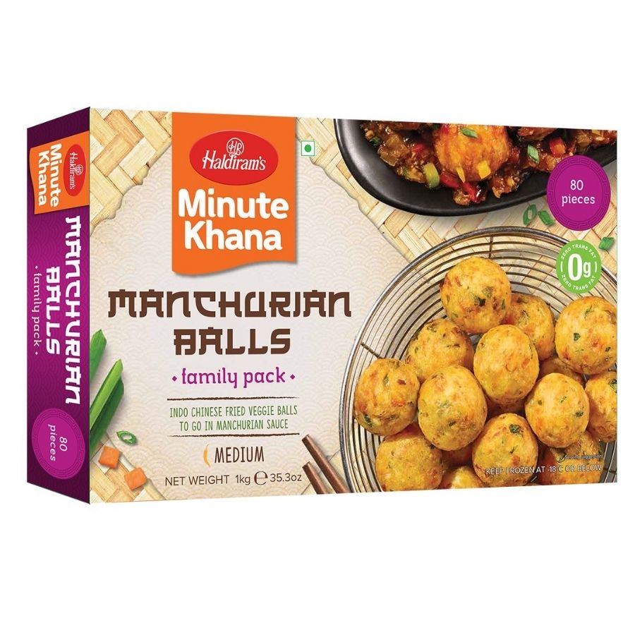 Haldiram's Manchurian Balls 1kg (80pcs)