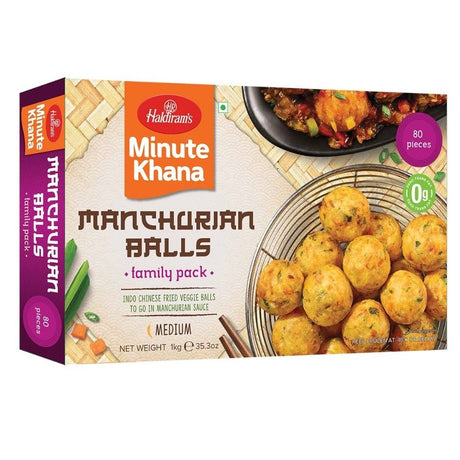 Haldiram's Manchurian Balls 1kg (80pcs)