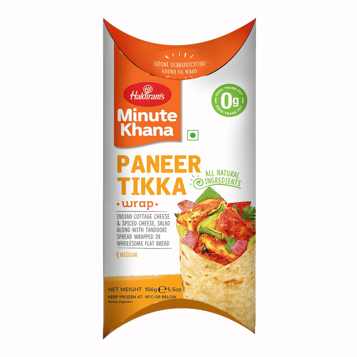 Haldiram's Paneer Tikka Wrap 156g