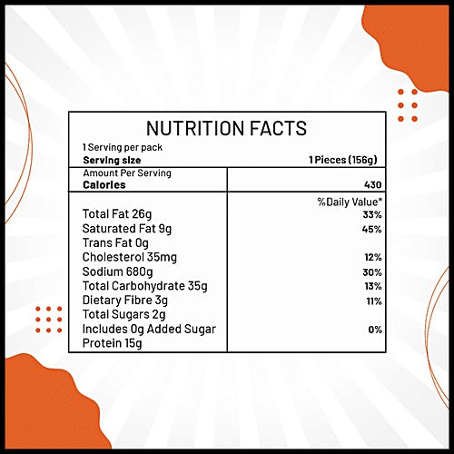 Haldiram's Paneer Tikka Wrap 156g