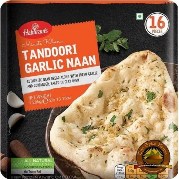 Haldiram's Tandoori Garlic Naan 16pcs