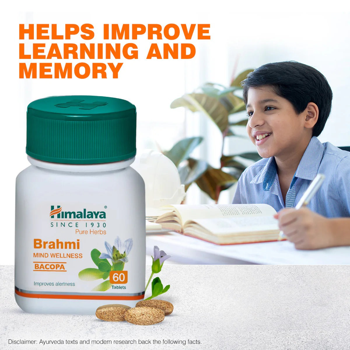 Himalaya Brahmi 60 Tablets (Mind Wellness)