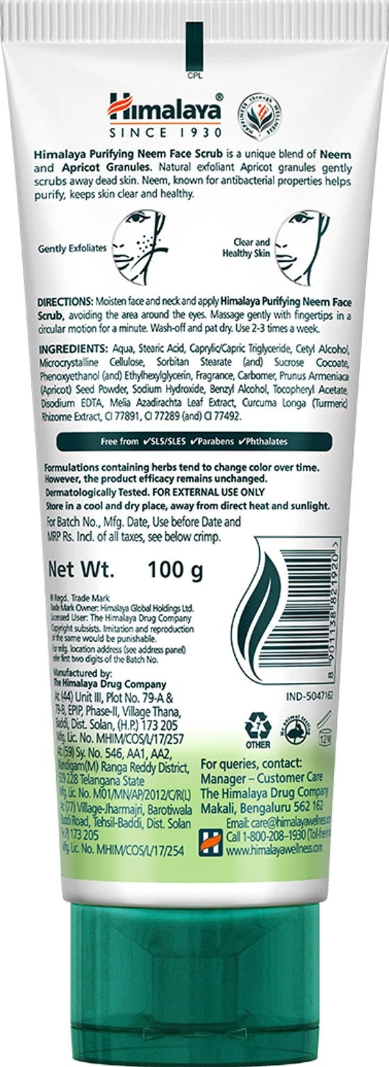 Himalaya Neem face scrub (Purifying) 100g