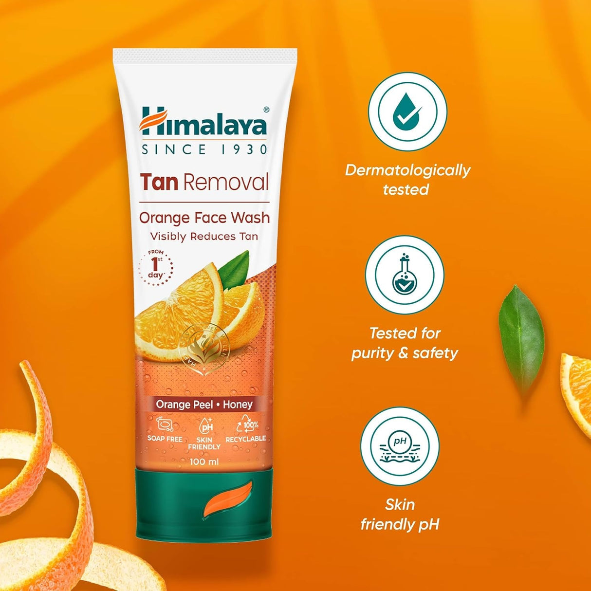 Himalaya Tan Removal Orange Face Wash 100ml