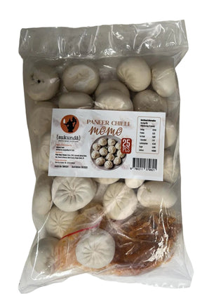 Sukanda Chilli Paneer Momos 25pcs With Chutney