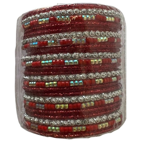 Indian Glass Bangles (Size 2.4") Design#1