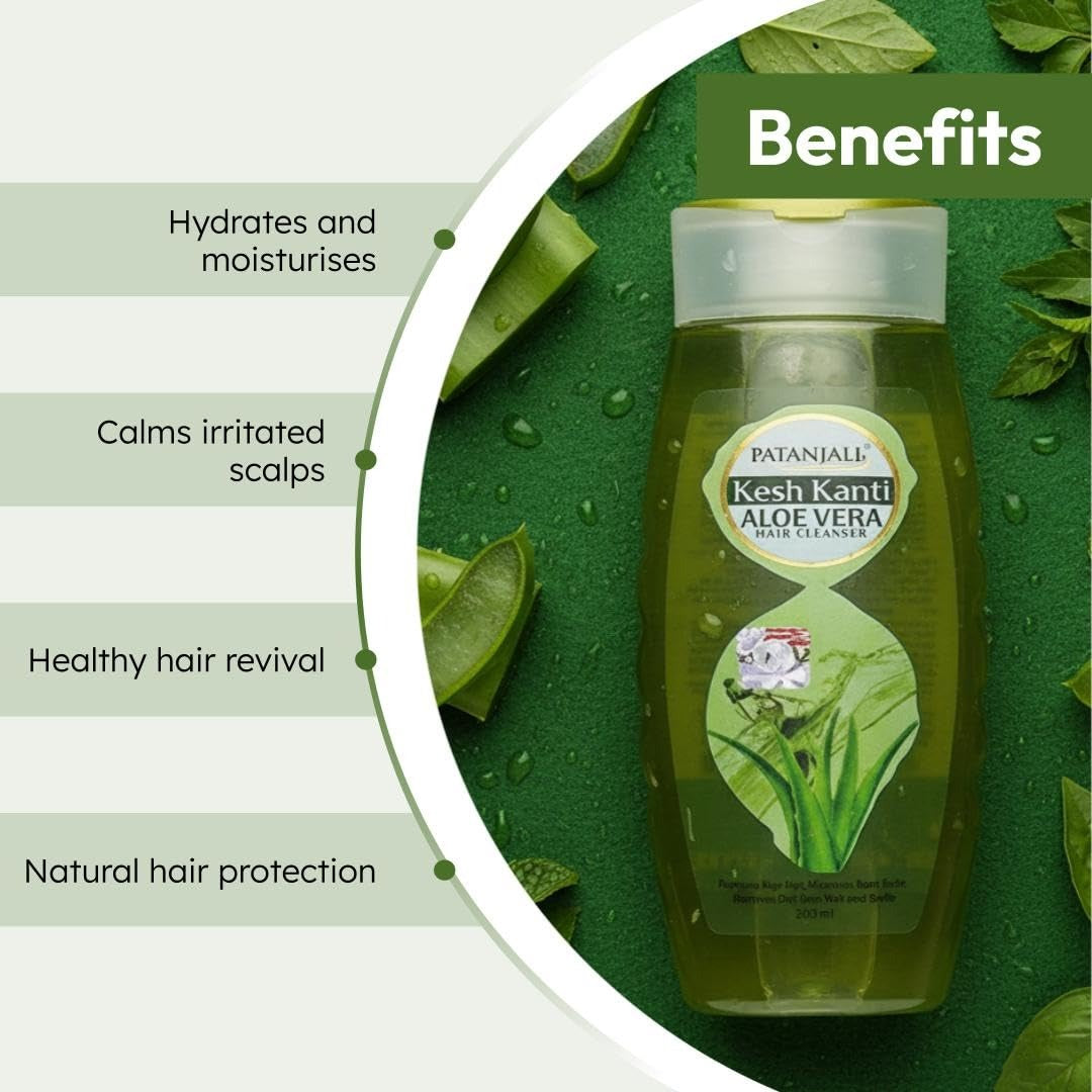 Kesh Kanti Aloe Vera Shampoo 200ml- Patanjali
