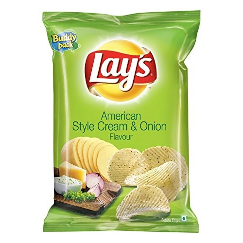 Lays Chips  American Style  Cream and Onion 52g