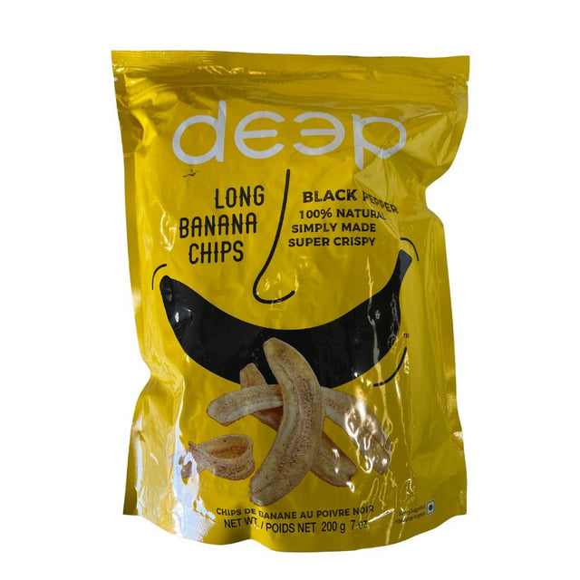 Deep Long Banana Chips (Black pepper) 200g