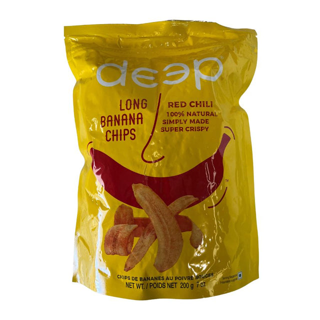 Deep Long Banana Chips (Red Chilli) 200g
