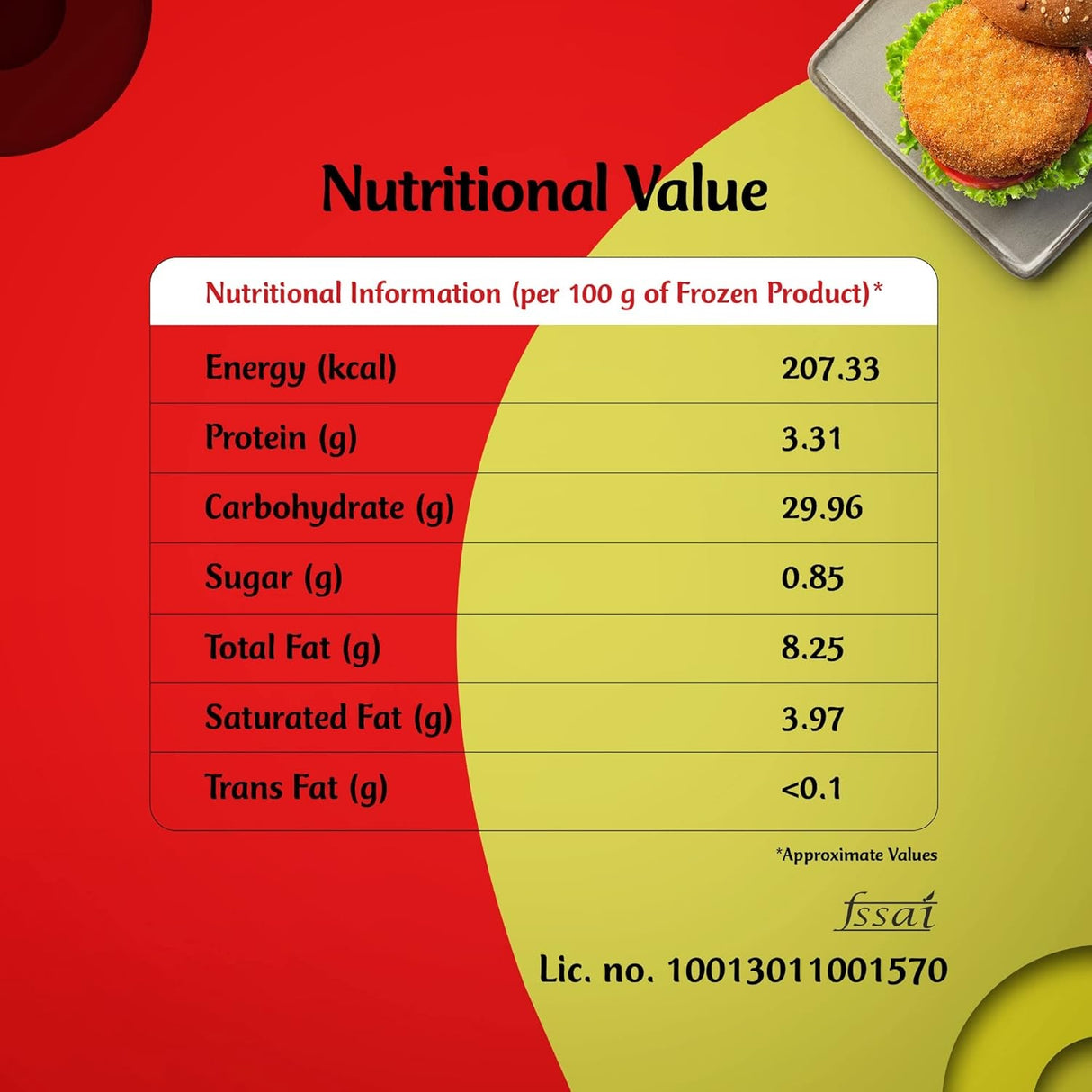 McCain Veggie Burger Patty 360g