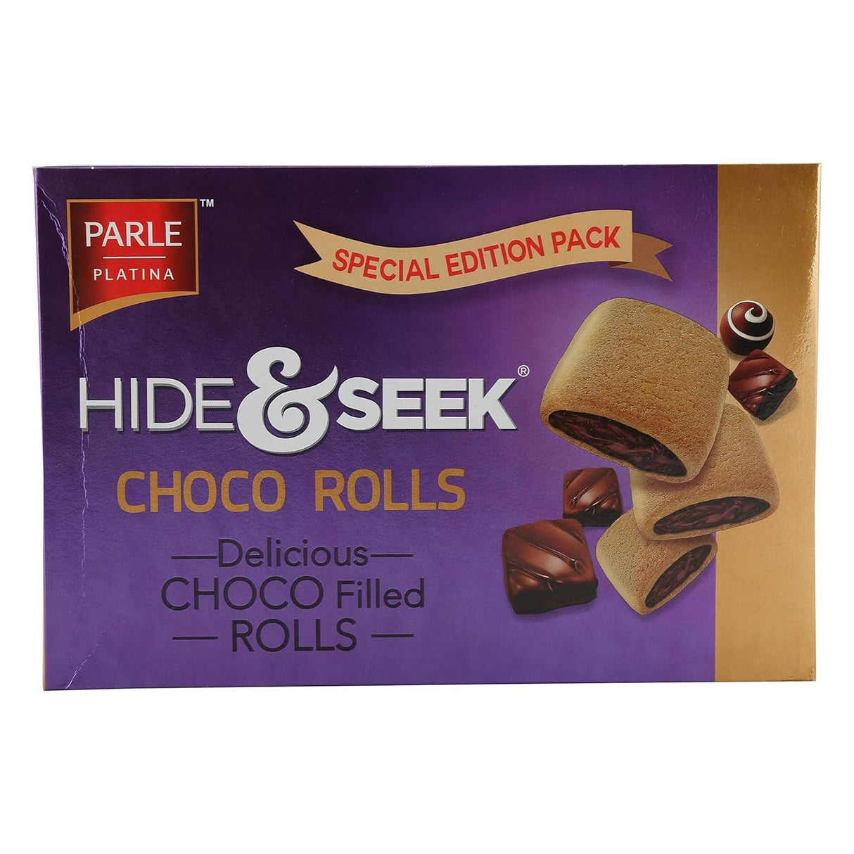 Parle G Hide & Seek Choco Rolls 250g