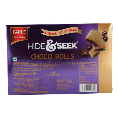 Parle G Hide & Seek Choco Rolls 250g
